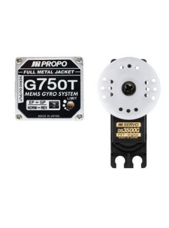 JR G750T MEMS Gyro with DS3500G Servo Set