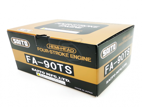 SAITO FA-90TS Flat Twin AAC 4-Stroke Engine | Singapore Hobby Supplies